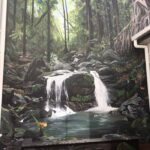 Commission - Waterfall Mural